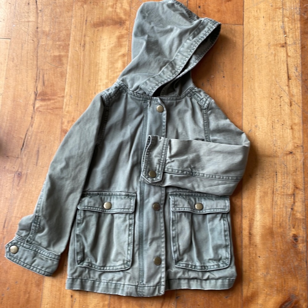 Gap Kids 4/5 army green jacket